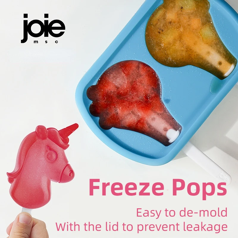 Stampi Per Ghiaccioli In Silicone 2 Pezzi - Forme Animali E Veicoli, Senza BPA, Per Gelati Fatti In Casa - Foto 9