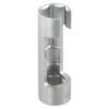 1pc 17mm 19mm Diesel Fuel Injector Pipe Socket Wrench Hexagonal Opening Removal Nuts Sleeve Slotted Sensor Wrench Repair Tools 5