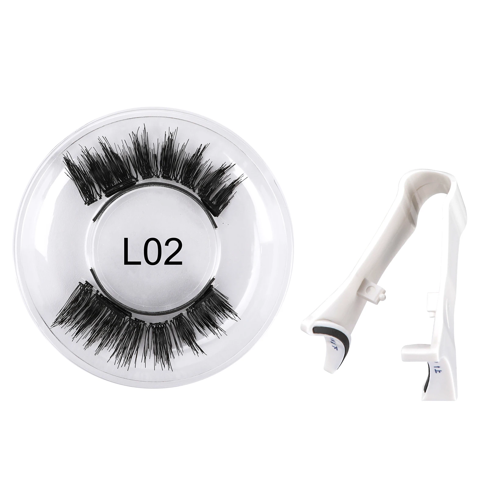 Reusable Magnetic Eyelashes Applicator Tweezers set 3D Natural Magnetic False Eyelashes Self-adhesive lashes strip supplies
