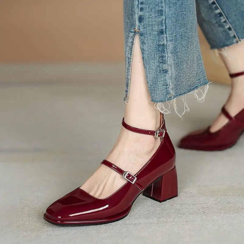red mary jane shoes heels Women's Shoes Mary Jane 2023