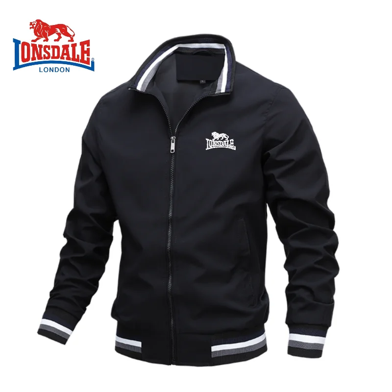 Men's Zippered Sports Jacket Spring and Autumn Fashionable Casual Outdoor Top sports jacket