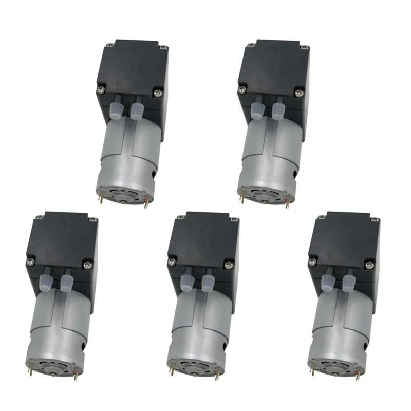 

5X 80Kpa Mini Vacuum Pump DC 12V Small Vacuum Suction Pump Diaphragm Pump Micro-Vacuum Pump 12L / Min