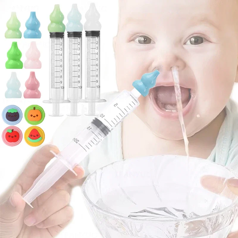 ITALSOLUTIONS Irrigatore Lavaggio Nasale Bambini e Adulti - Made in Italy - 2 Siringhe Grandi 20