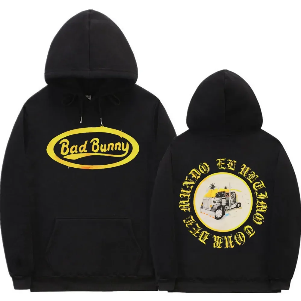 

Bad Bunny Yalqmdlg Ultimo Tour Del Mundo Hoodie Tops Men Women Brand Fashion Loose Streetwear Hoodies Unisex Harajuku Sweatshirt
