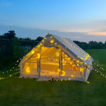 Inflatable Tents for Camping,Large Inflatable Camping Tent with Hand Pump,Inflatable Tent,Easy Setup Tents for Camping Portable 4