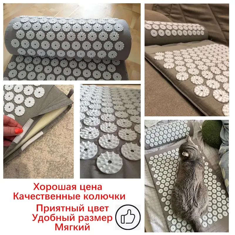 Spike Mat Acupuncture Massage Yoga Mat Cushion