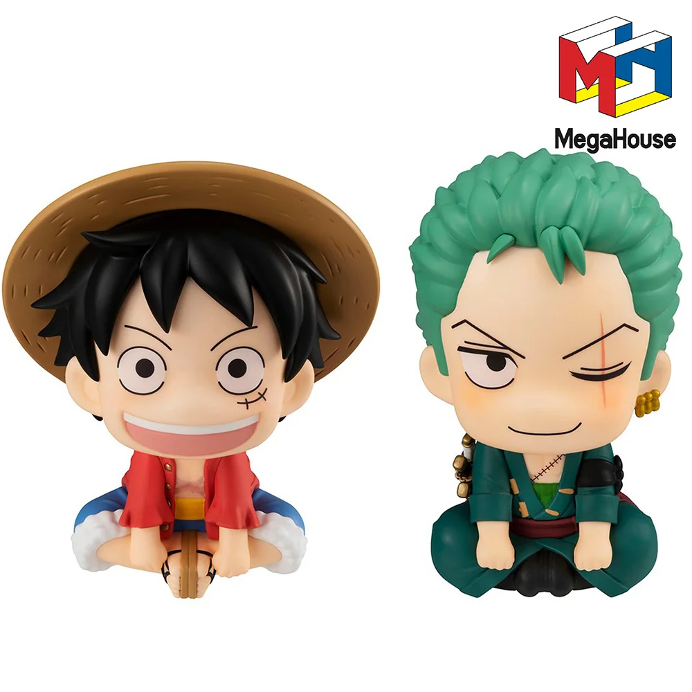 

Megahouse Look Up One Piece Luffy Roronoa Zoro Collectible Model Toy Anime Figure Desktop Ornaments Gift for Fans Kids