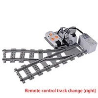 MOC Train Tunnel Exit Entrance Model Set City Train Container Oil Tank Kits Mountain Railway Track Traffic Lights Leduo Block 2