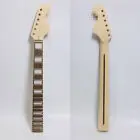 

Yinfente Guitar Neck Maple 22fret 25.5inch Block Inlay Rosewood Fretboard with Back Strip Bolt on Heel Unfinished DIY Project