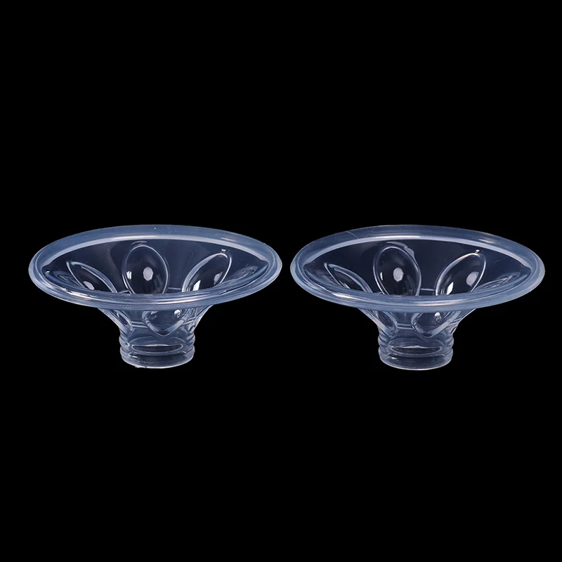 2PCS Silicone Generic Breastfeeding Nursing Breast Strong Pump Baby Feeding Massage Cushion For manual/electric Breast Pumps 2