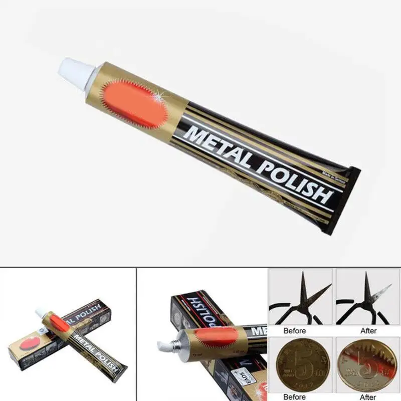 50g/100g Metal Polish Cream Iron Polishing-Paste Rust Remover Multi-Purpose Abrasive Paste Copper Stainless Steel Cleaning