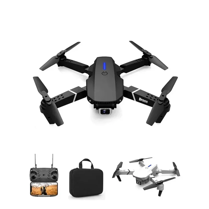 

E88Pro RC Drone Foldable Helicopter WIFI FPV Height Hold 4K Professinal With 1080P Wide Angle HD Camera Gift Toy