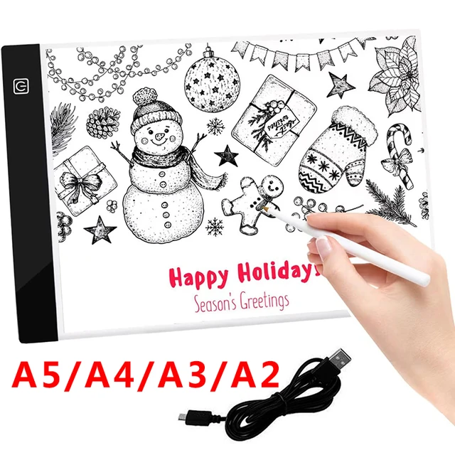 A4/A5 Electronic painting LED Drawing Board Coloring Doodle