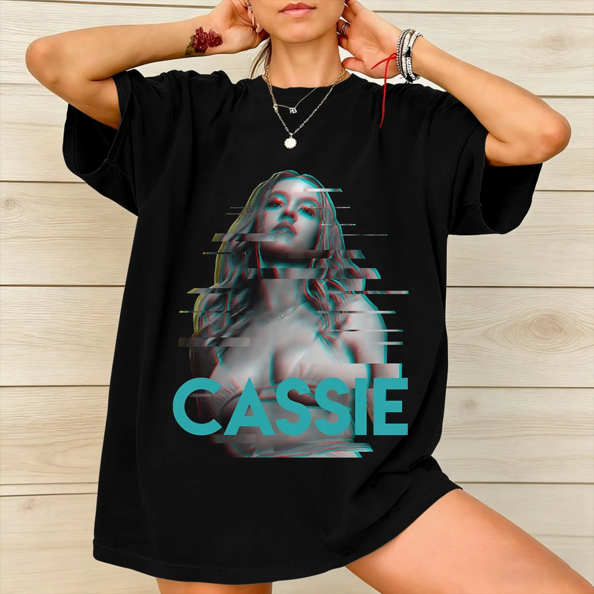 Cassie Howard Sydney Sweeney Outfit Herren Damen T-Shirts Baumwoll-T-Shirt mit Grafikdruck T-Shirt Kleidung