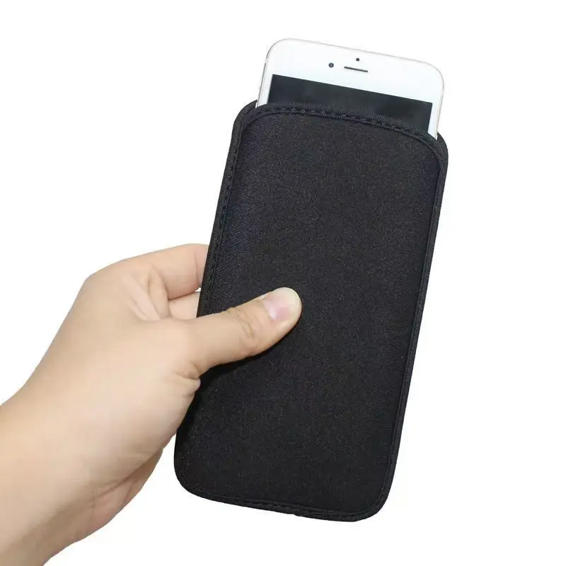 Shockproof Dustproof Phone Case Pouch with Neoprene Lining for 6-6.5 Inch Smartphones