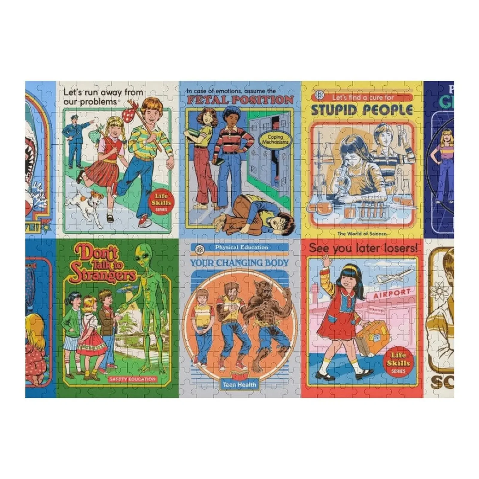 

Funny Nostalgia Jigsaw Puzzle Wooden Name Custom Personalized Custom Gift Wooden Jigsaws For Adults Puzzle