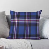 Rangers Tartan Square Pillowcase Polyester Linen Velvet Pattern Zip Decor Throw Pillow Case Home Cushion Cover 45x45 1