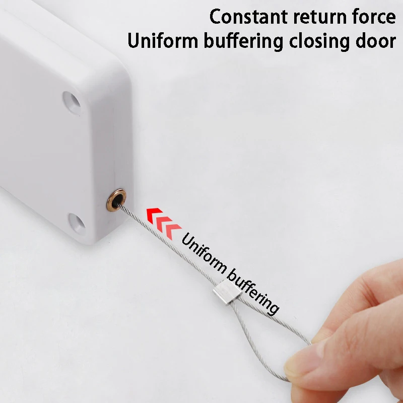 Door Closer Punch-Free Automatic Sensor Adjustable