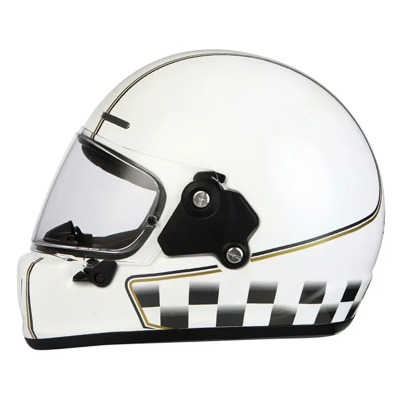 thumbnail image 1 of Casco integral retro para motocicleta serie HERO para motocicleta Harley, casco integral unisex para crucero de cuatro estaciones, capacete, 1 of 5