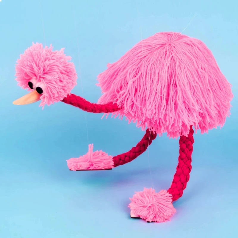 

Ostrich Bird Stuffed Doll Cartoon Plush Toy Marionettes String Puppets Kids Doll Toy Birthday Gift Children Educational Toys