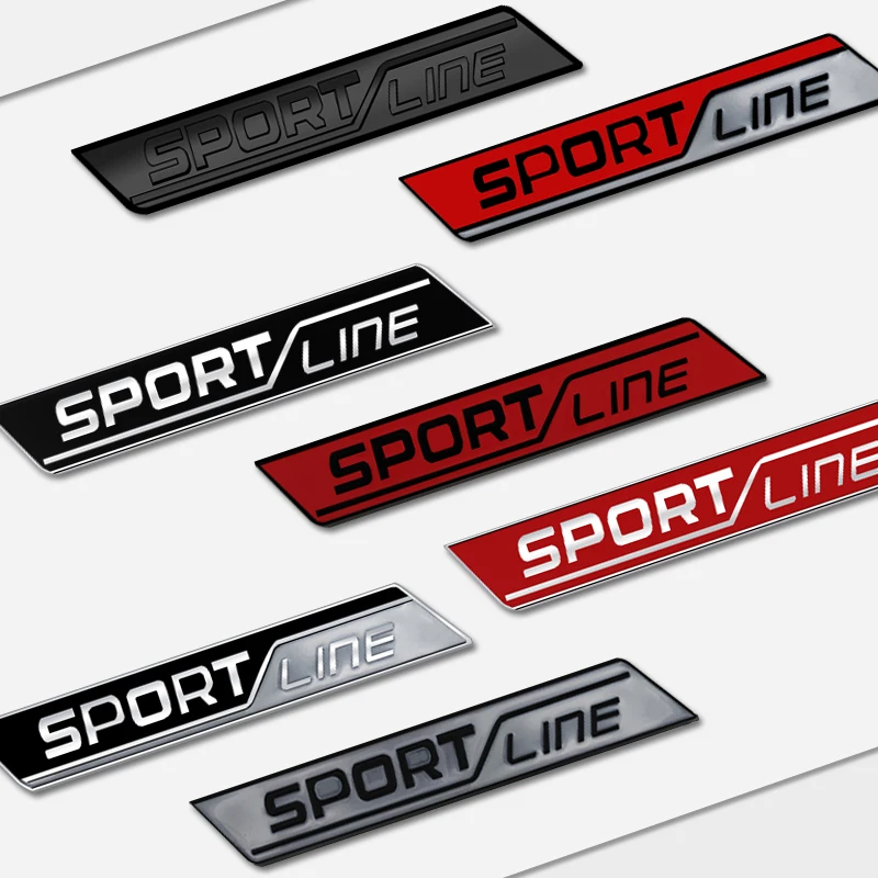 Auto Metallo Per Skoda Sportsline Griglia Logo Fabia Rapid Octavia Superb Kamiq Kodiaq Car Interior Badge Decalcomanie Tronco Adesivo