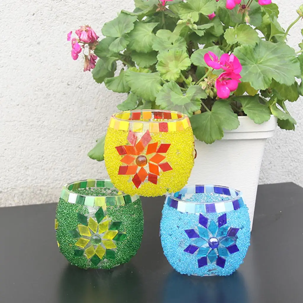 640 / Mosaic Tiles Colored Glass Tiles for Walls, Furniture, Photo