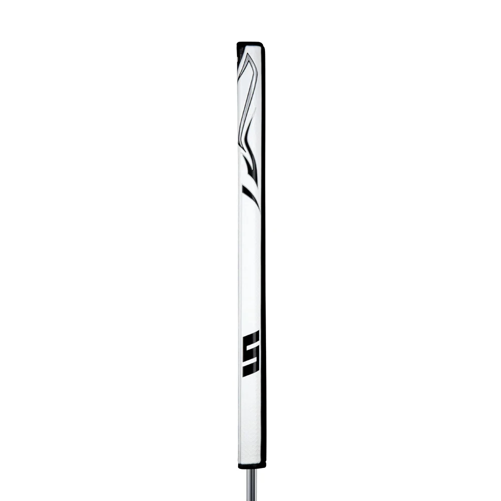 1/10PCS/SET NEW - Golf Grip ZENERGY Flatso XL Plus 2.0 Putter Grip - White / Black length 13.75" 3
