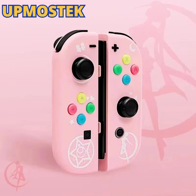 Pink Switch Joy Pad Joy Con Joy Cons Joycons Controller Wireless Joystick Bluetooth Gamepad Con Cinghie Per Nintendo Switch Oled