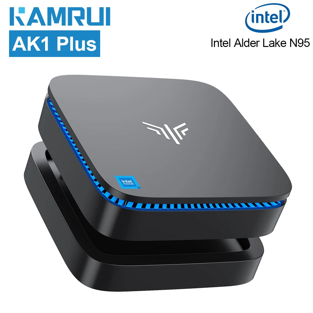 Kamrui Ak1 Plus Mini Pc Intel 12th Gen N95 Ddr4 8gb 256gb Windows 11 Pro  Gaming Computer 4k 60hz Hdmi Vga Win 11 Mini Desktop Pc - Barebone & Mini Pc  - AliExpress