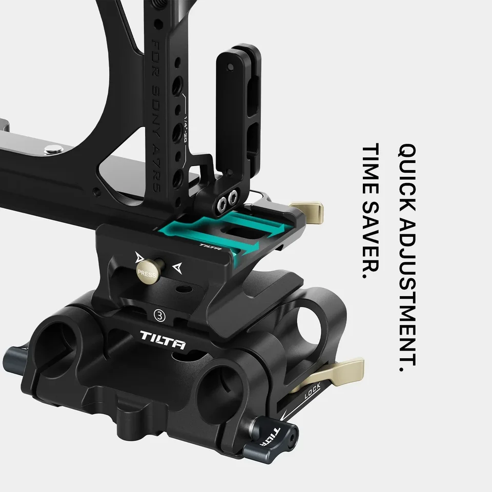 TILTA Modular 15mm LWS Baseplate Type III for Sony A7R V TA-LBA3