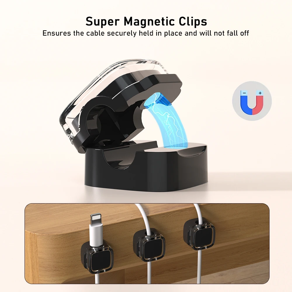 6PCS Magnetic Clip Cable Organizer