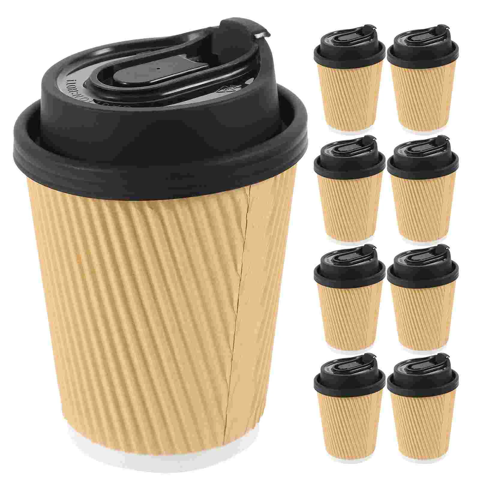 

Paper Coffee Cup Water Glasses Practical Juice Cups Hot Beverage Party Milk Disposable