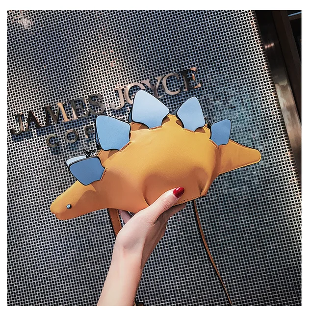 Borsa A Tracolla A Forma Di Dinosauro - In PU Per Donne E Ragazze, Design Unico, Leggera E Pratica - Foto 6