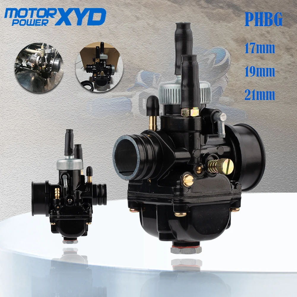 Carburetor Carb carb carburettor PHBN12 PHBN 12mm FOR HS MBK BOOSTER/ FOR  YAMAHA MINARELLI CON SERVIZ CARBY に適合する 50-100ccエンジン4ストローク17.5mm 19.5mm 21mmレーシングモーターPHBG17.5 PHBG19