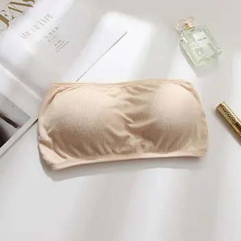 حمالة صدر بدون حمالات أنيقة من القطن، توب مثير 7