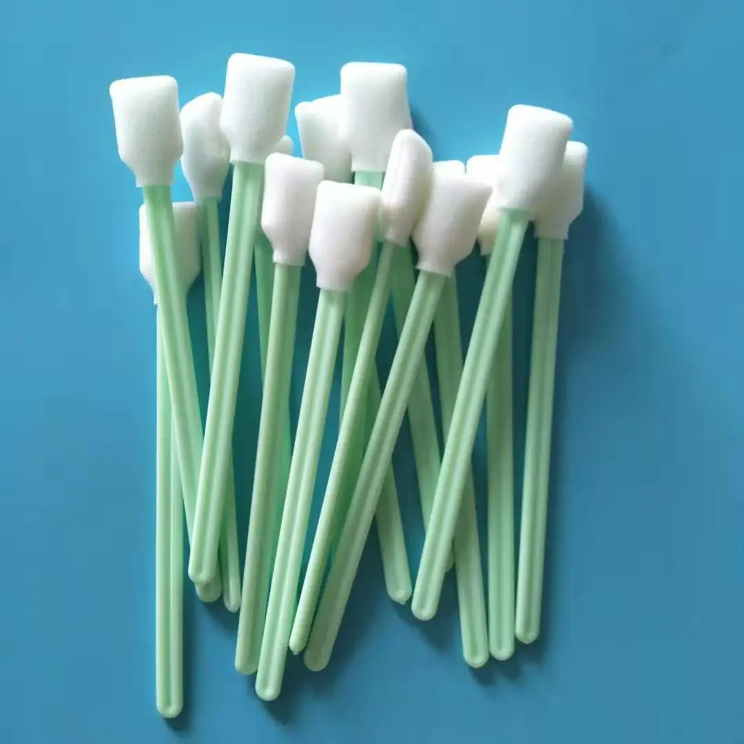 50pcs 13cm 프린트 헤드 폼 면봉(먼지 없는 천 포함) 카메라 광학 렌즈 전자 제품용 다목적 청소 면봉 스틱