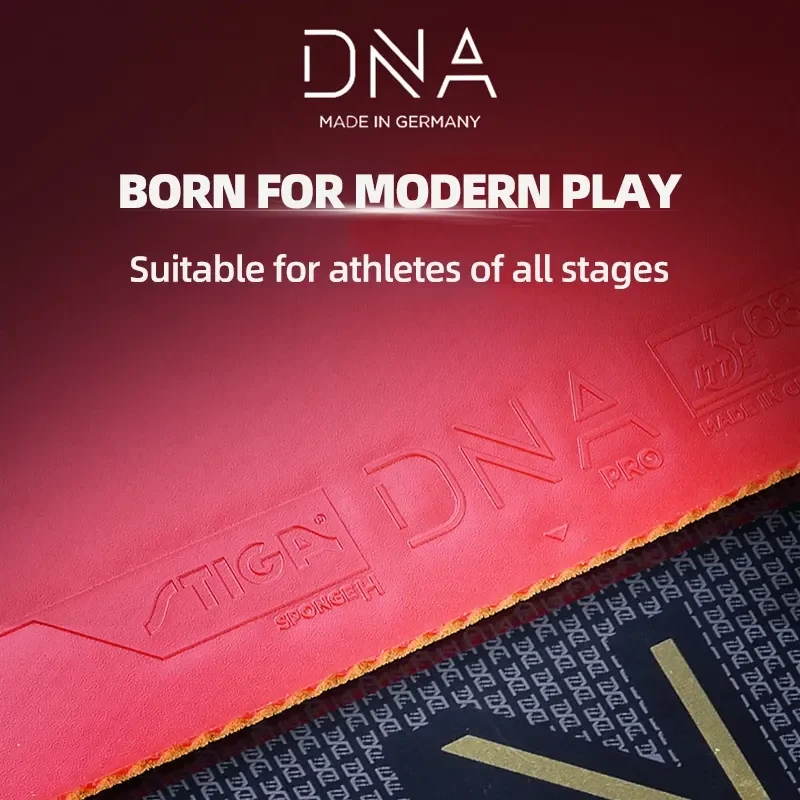 STIGA-DNA PRO Table Tennis Racket Specialized Sponge with Built-in Strong Rubber M H S Original