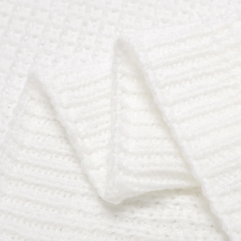 Baby Blankets 90*70cm Knitted Newborn Boys Girls Stroller Swaddle Wrap Infant Netural Crib Cellular Toddler Throwing Quilts Mats 5
