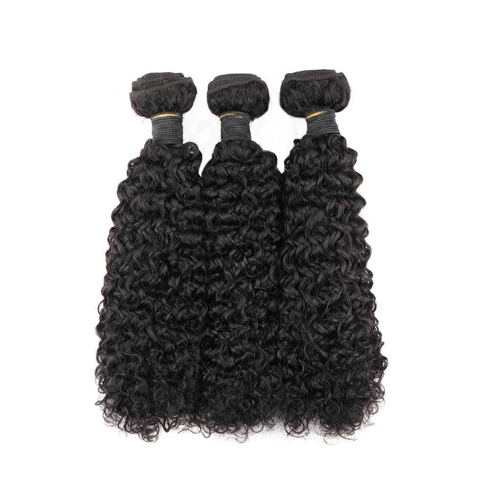 Bliss Brazilian Hair Weave Curly 3 Bundles Mongolian Curl Human Hair Bundles 8-28 Inch Water Deep Wave Bundle Remy Extensions