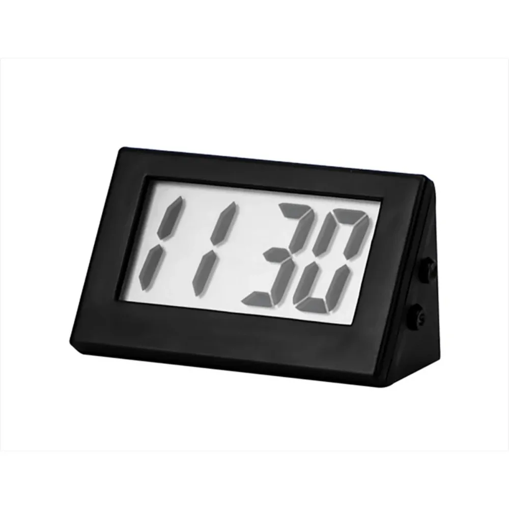 LCD Digital Clock Mini LCD Digital Table Dashboard Desk Electronic Clock for Desktop Home Office