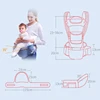 Ergonomic Baby Carrier Backpack Infant Baby Hipseat Carrier Front Facing Ergonomic Kangaroo Baby Wrap Sling Travel Backpack 6