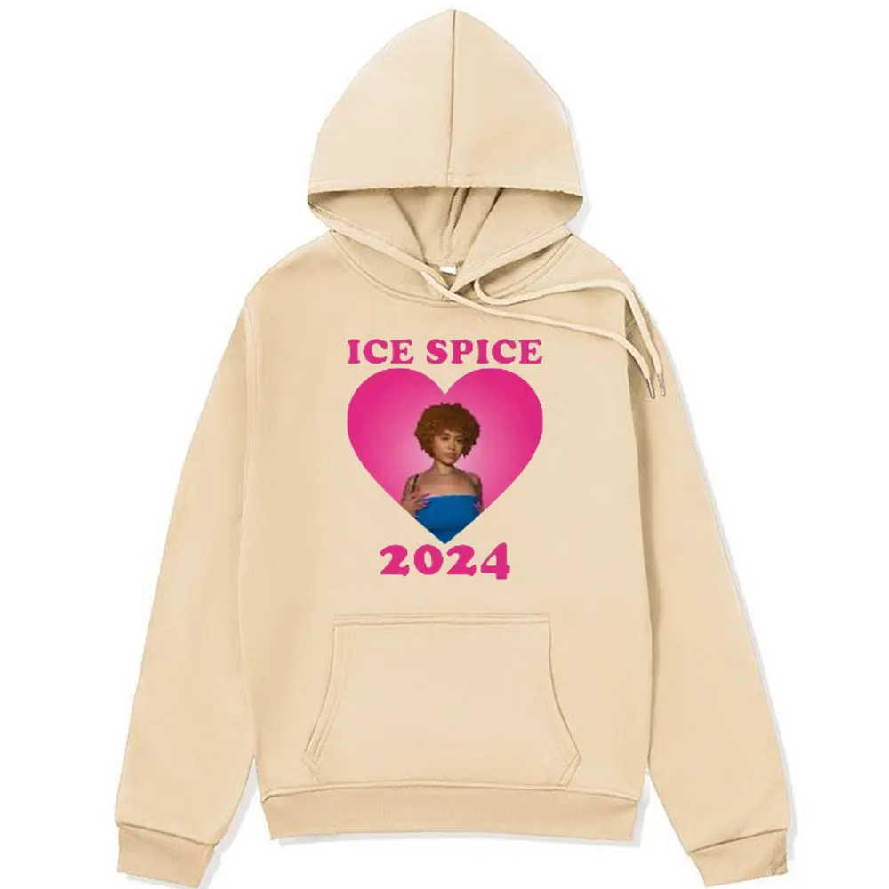 Rapper Ice Spice Certified Munch Hoodie Men Women Clothes Vintage Gothic Harajuku Sweatshirts Streetwear Long Sleeve Hoodies