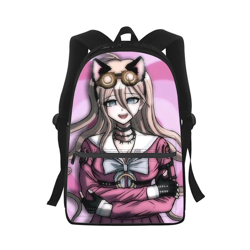 anime danganronpa miu iruma Men Women Backpack 3D Print Fashion Student School Bag Laptop Backpack Kids Travel Shoulder Bag