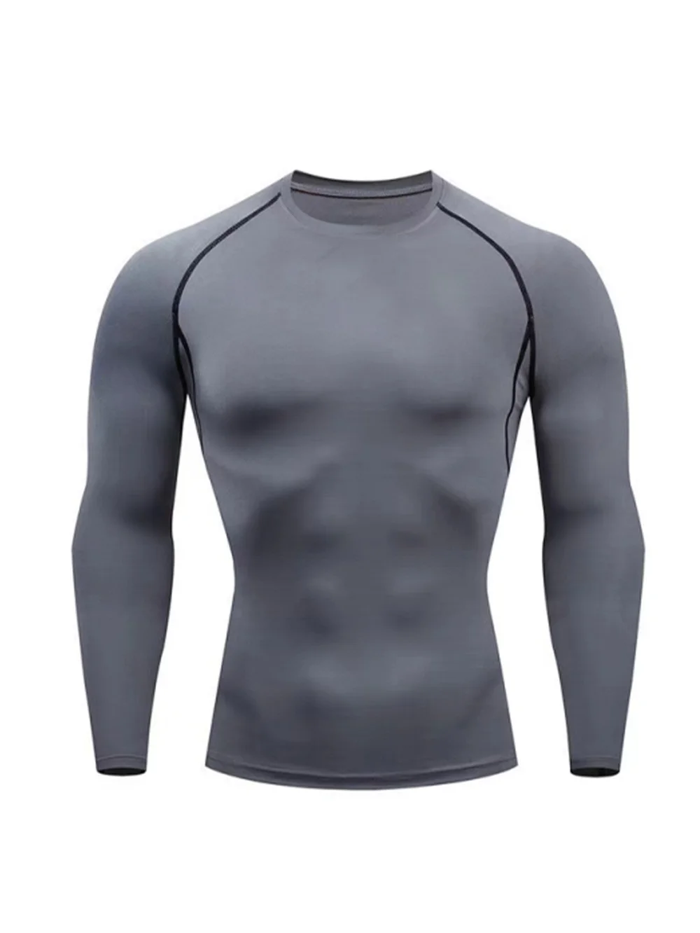 Men's Surfing T-shirt Sportswear Swimwear Long Sleeved Swimming Top UV Swimming Tight Rash Guard Surfing Swimsuit