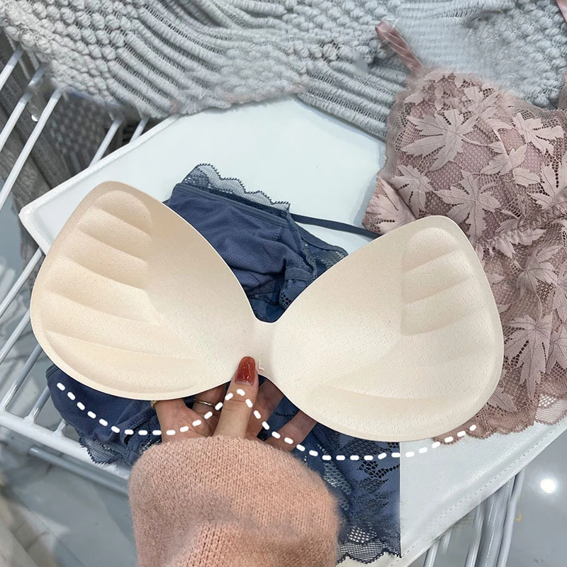2021 Female Summer Crop Tank Top Women Fashion Deep V Lace Bras Embroidery Floral Tank Top Bra Wrapped Chest Camisole Padded Bra