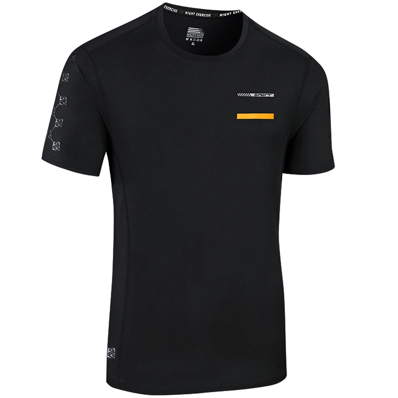 t-shirt men L-6XL 7XL 8XL 9XL summer new ice silk mens short sleeve  Quick dry t-shirt printing youth casual Breathable Top 377