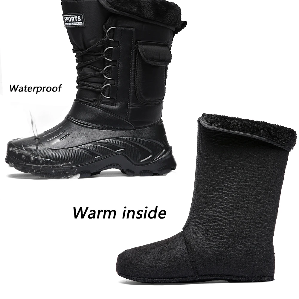 Outdoor Sports Men Boots 2023 Spring Waterproof Shoes for Men Light Rain  Boots Fishing Boots Winter Snow Boots New Work Boots - AliExpress