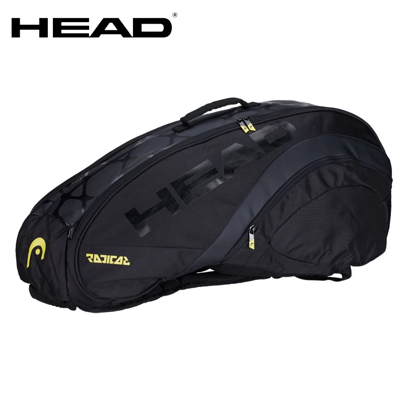 Tennis Racket Bag HEAD 6 Pack Tennis Bag Radical 25th Anniversary Limited Edition Large Capacity
