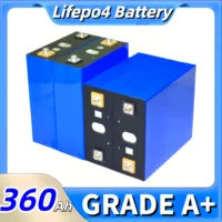 Nouvelles cellules LiFePO4 3.2V 360Ah pour système solaire 48V DIY, idéales pour véhicules électriques, bateaux et camping, sans taxes. 2