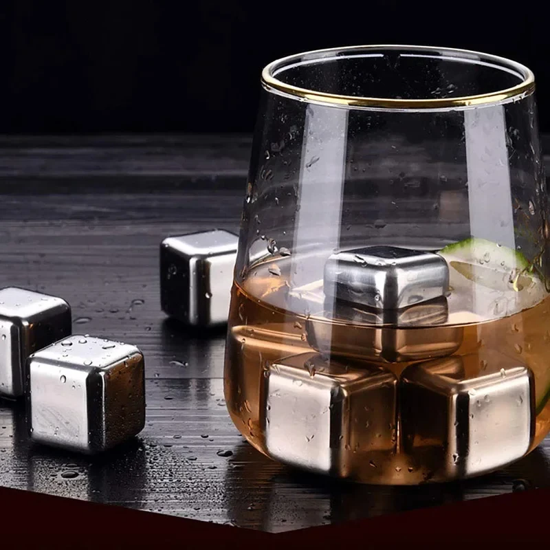 ice cube metal, 5/9/13pcs/Set Chilling Stones for drink Whiskey Wine Wine Cooling Cube Chilling Rock kitchens Tool gadgets